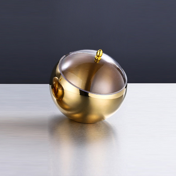Gold without base with lid