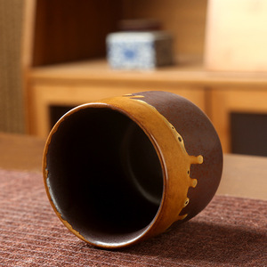Unique Reactive Glazed Tea Cup Handmade Espresso Coffee Mug 250ML Ceramic Latte Cup - Product Image 3