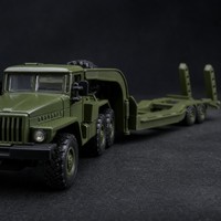 Camion RC Hobbi Grade 6x6 avec remorque tracteur télécommandé 2,4 GHz LED 30 min ABS+Métal 3 canaux Intérieur-Extérieur Cadeau Hobby Chargeur