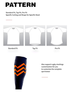 Kaos Rugby Custom Ukuran Besar Sublimasi Cepat Kering Bernapas Bahan Polyester Pria Wanita Remaja Tim Klub Latihan Pertandingan - Product Image 5