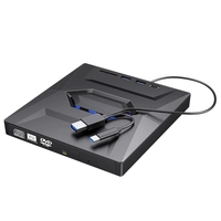 5-in-1 USB 3.0 Type C External Optical Drive CD DVD RW VCD SD/TF Ports Laptop Notebook DVD Burner CD Writer Super Drive Desktop