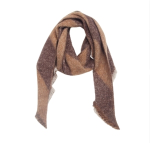 Châle de style nouveau avec motif diamant et écharpe biseautée - Product Image 4