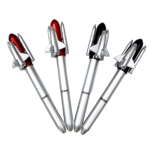 Becol Nhà Máy Bán Hàng Trực Tiếp Sáng Tạo Phim Hoạt Hình Bút Bi Tên Lửa Styling Bút Nhựa Bóng Bút Với Biểu Tượng Tùy Chỉnh - Product Image 5