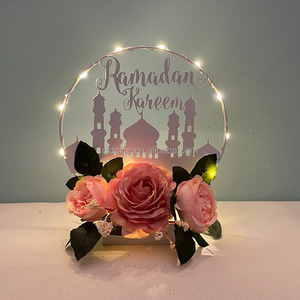 Nice <span class=keywords><strong>2023</strong></span> Eid Mubarak Decoraciones Ramadan Light Outdoor 3D LED Castle Light para la decoración <span class=keywords><strong>de</strong></span> vacaciones <span class=keywords><strong>de</strong></span> Ramadan musulmán - Product Image 2