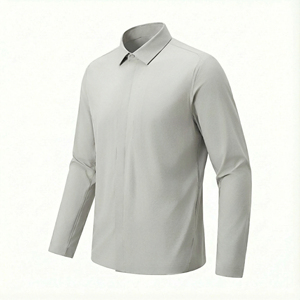 Camiseta Polo Personalizada con Logotipo del Fabricante, Unisex, Manga Larga, Poliéster, Lisa, Tejido de Punto, para Hombre - Product Image 3