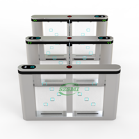 Torniquete de Acceso Rápido Moderno, Barrera Automática de Control de Acceso para Oficinas, Escuelas y Aeropuertos