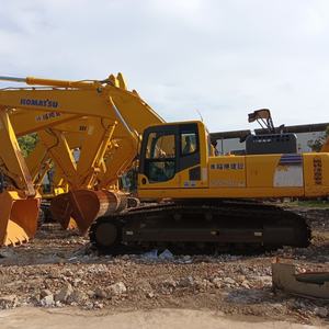 En stock Pelles hydrauliques sur chenilles Komatsu PC400-8 Grandes pelles d'occasion de 40 tonnes Moteur japonais d'origine Pas cher Shanghai - Product Image 2