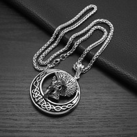 Collier pendentif Dragon dinosaure au design texturé rétro personnalisé, collier Punk Hip-hop tendance en acier inoxydable pour hommes MGXL490