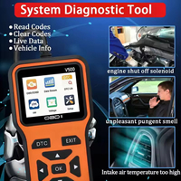 Escáner OBD2 V500 a Precio de Fábrica Herramienta Universal de Diagnóstico Automotriz para Verificar Códigos de Falla del Motor Lector EOBD para Coches