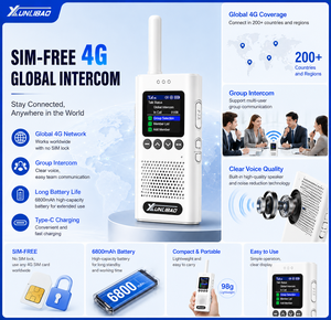 XUNLIBAO Walkie Talkie 4G con SIM Global, 6800mAh, Recargable Tipo-C, Radio Bidireccional Portátil de Largo Alcance, Llamadas en Grupo - Product Image 3