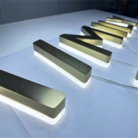 Letras de Canal LED 3D Retroiluminadas Personalizadas, Letrero Comercial de Acero Inoxidable para Hospitales, Decoración, Iluminación Publicitaria para Exteriores