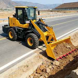 Wheel <span class=keywords><strong>Loader</strong></span> Artikulasi Tugas Berat 3 Ton 5 Ton Baru, Mesin Diesel Bertenaga Kuat untuk Lokasi Konstruksi dan Tambang - Product Image 1