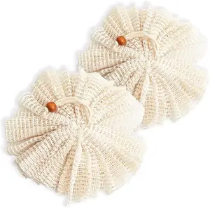 Éponge de bain Ramie naturelle, <span class=keywords><strong>serviette</strong></span> de douche en maille avec ficelle, vente en gros - Product Image 1