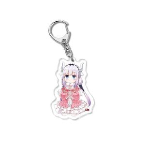 9 Estilos de Figuras de <span class=keywords><strong>Kobayashi</strong></span>-san Chi No Maid Dragon, Llavero de Acrílico con Personajes de <span class=keywords><strong>Anime</strong></span> Impresos con UV, Llavero de Plástico, Decoración, Regalo - Product Image 5