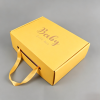 Boîte cadeau en papier kraft blanc personnalisée en gros avec fenêtre transparente en PVC et poignée pour les petites entreprises