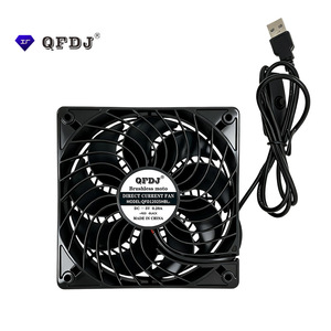 QFDJ 120x120x25mm Fan 5V USB Cooling Fan For <b>Router</b> <b>Modem</b> Set Top Box - Product Image 4