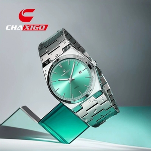 CHAXIGO 7553-9 Orologio <span class=keywords><strong>da</strong></span> <span class=keywords><strong>Uomo</strong></span> alla Moda, Impermeabile con Lancette Luminose, Calendario e Data, Orologio <span class=keywords><strong>da</strong></span> <span class=keywords><strong>Polso</strong></span> al Quarzo <span class=keywords><strong>di</strong></span> <span class=keywords><strong>Lusso</strong></span> per <span class=keywords><strong>Uomo</strong></span> - Product Image 3