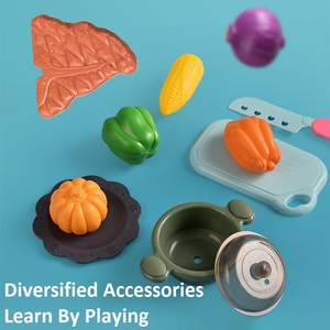 Ksf nhà bếp trẻ em Đồ chơi Bộ giả vờ phun trò chơi 43pcs mini đồ chơi nhà bếp trẻ em thực sự nấu ăn bồn rửa Bộ trò chơi nhà bếp trẻ em Đồ chơi - Product Image 4