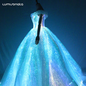 Vestido de baile de una pieza con tutú de ballet y luz <span class=keywords><strong>led</strong></span> luminosa - Product Image 4