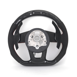 <span class=keywords><strong>Volante</strong></span> Deportivo <span class=keywords><strong>S</strong></span> <span class=keywords><strong>Line</strong></span> en Alcántara y Fibra de Carbono con LED para <span class=keywords><strong>Audi</strong></span> A3 <span class=keywords><strong>A4</strong></span> A5 A6 <span class=keywords><strong>B7</strong></span> 8V B9 S3 S4 S5 RS3 RS4 RS5 RS6 RS7 C7 C8 Q5 Q7 - Product Image 2