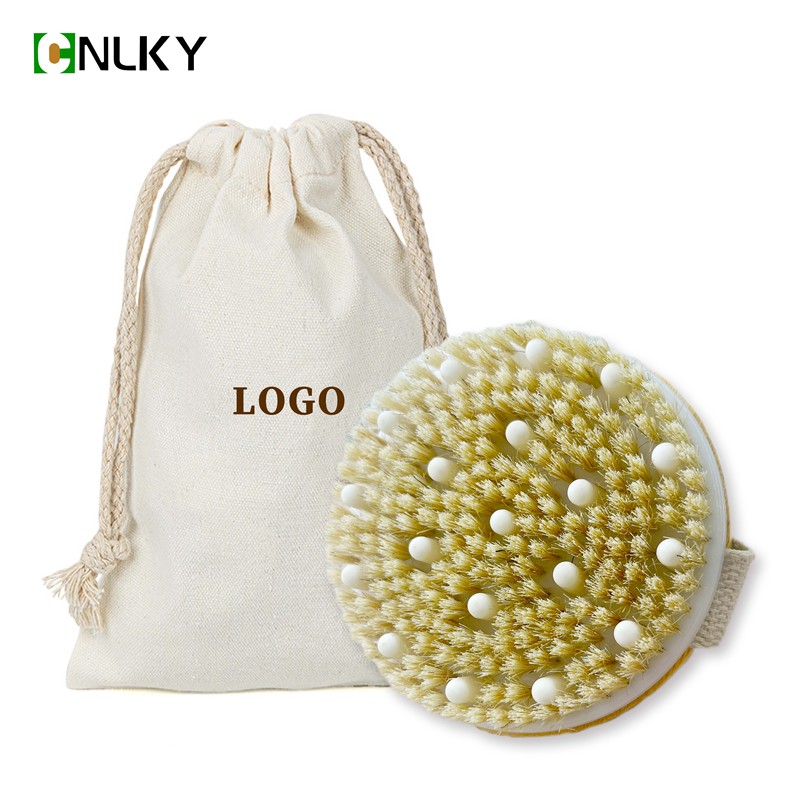 Custom Logo Dry Body Brush Exfoliating