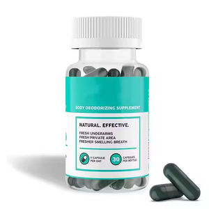 Capsules de chlorophylle OEM Magic - Déodorant interne avancé et supplément de désintoxication sanguine pour les odeurs corporelles et l'éclat de la peau - Product Image 1