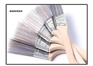<span class=keywords><strong>Pinceaux</strong></span> de <span class=keywords><strong>peinture</strong></span> personnalisables 2025 à succès avec manche en bois pour décoration murale et nettoyage des joints, différentes tailles - Product Image 3