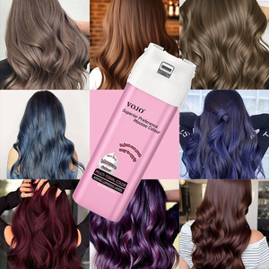 VOJO Vente en gros Marque privée <span class=keywords><strong>Mousse</strong></span> capillaire à bulles végétales 2 en 1 Couleur 100ML Teinture capillaire à base de plantes biologique sans peroxyde pour usage domestique - Product Image 4