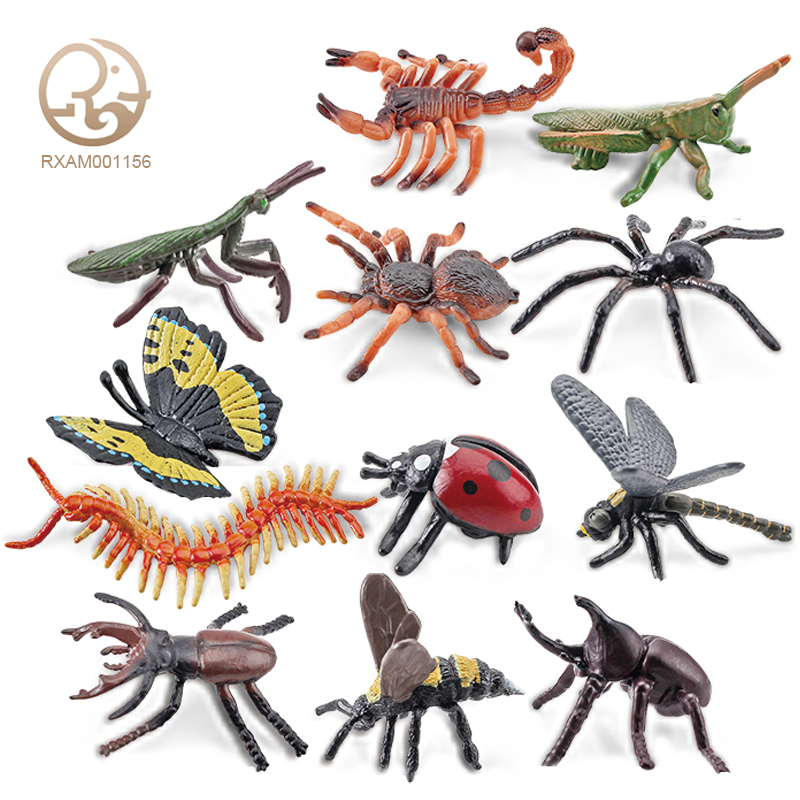 Solid Mini Insect Toy (12PCS)