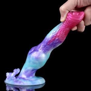 YOCY Fantasy Animal Dog <b>Dildo</b> Knot Big Cock Women Vagina Anal Stimulator Silicone Sex Toys Dog <b>Dildo</b> Monster Cock for Men Women - Product Image 2