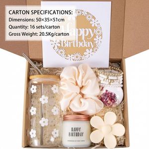 Set de Regalo de Cumpleaños para Mujer Directo de Fábrica: Vaso, Vela y Pulsera con Empaque de Regalo, Venta al Por Mayor - Product Image 3