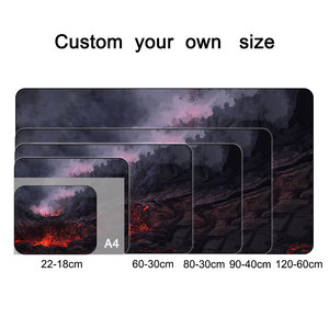 Factory ODM Volcano Image Large Extended Mouse <b>Pad</b> Eco-Friendly Natural Rubber Base XXL <b>Desk</b> Mat for Desktop - Product Image 2