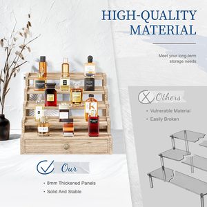 High Quality Custom Folding Standing Type Three-Layer Classic Sustainable Flexible Rectangle Tool Rack Eco-Friendly - Product Image 2