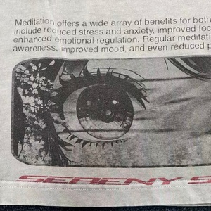 Produzione OEM/ODM Personalizzata: T-Shirt Oversize in Cotone 100% Organico, Vestibilità Boxy, Effetto Invecchiato con <span class=keywords><strong>Stampa</strong></span> Grafica - Product Image 3