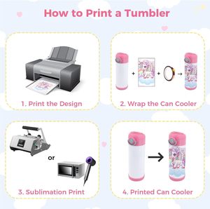 12oz Stainless Steel Sublimation Blanks <b>Kids</b> Straight Insulated Bottle Bounce Lid Hand Grip Eco-Friendly Cup for Back School - Product Image 3