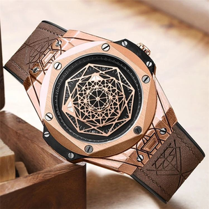 Relojes Deportivos de Lujo de Cuarzo RUIMAS 533 de Primera Marca, Reloj de Pulsera de Cuero de Moda para Hombre, Reloj Impermeable para Hombre - Product Image 4