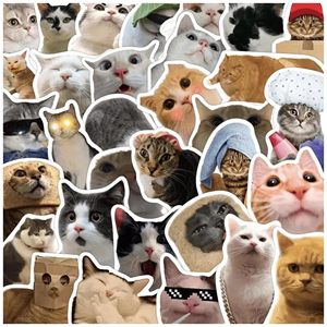 Autocollants <span class=keywords><strong>chat</strong></span> drôle <span class=keywords><strong>chat</strong></span> Kawaii autocollants imperméables en vinyle pour ordinateur portable téléphone guitare bouteilles d'eau bagages autocollants en vinyle pour adultes - Product Image 1