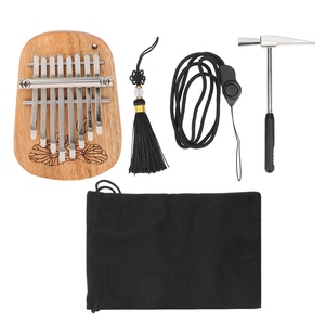 GECKO K& # Kalimba 8209 8CA, Strumento a Percussione in Legno di Canfora, 8 Tasti con Foro per Appendere - Product Image 4