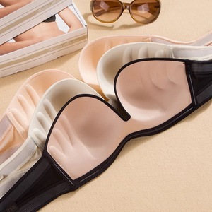 Soutiens-<span class=keywords><strong>gorge</strong></span> <span class=keywords><strong>sans</strong></span> bretelles en dentelle pour femmes, <span class=keywords><strong>sans</strong></span> armatures, antidérapants, tube top, bralette invisible, <span class=keywords><strong>bandeau</strong></span> rembourré <span class=keywords><strong>sans</strong></span> couture - Product Image 3