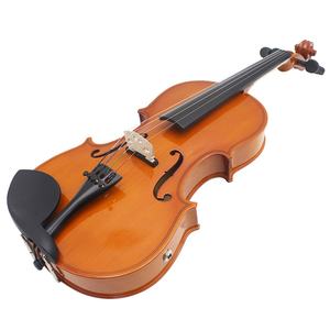 Violon électro-acoustique pour étudiant, taille <span class=keywords><strong>4</strong></span>/4EQ, table en épicéa et dos/côtés en érable, finition mate, touche en ébène, étui inclus - Product Image 4