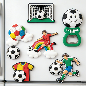 Décapsuleur Souvenir Magnétique Personnalisé en PVC avec Logo Sportif de Football <span class=keywords><strong>3D</strong></span> Mignon – Prix de Gros - Product Image 2