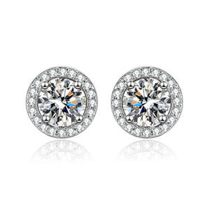 Pendientes de Plata de Ley S925 con Diamantes de Imitación Estilo Agua Viva, Pendientes de Pin con Pedrería para Hombre y Mujer - Product Image 4