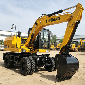 Excavatrice sur pneus Liugong W915E pratique de 14,6 tonnes avec godet de 0,58 m³, structure de châssis antichoc et capacité de déplacement rapide - Product Image 5