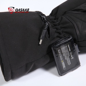 Outdoor Ski Touchscreen Electric-Heating Warmed Black USB-Charger Lithium-Battery Snowboarding Winter Sports Heated <b>Gloves</b> - Product Image 5