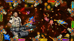 Ocean King 3เครื่องเกมตกปลาแบบอาเขตโจมตีซอมบี้เครื่องตกปลานักล่าปลาที่มีโครงสร้างโลหะและอินเตอร์เฟซภาษาอังกฤษ - Product Image 2