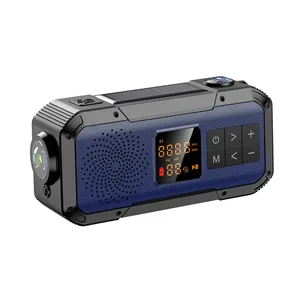 D589 haut-parleurs multifonctionnels Radio am fm pour événements en plein air, haut-parleur Stage Extreme 3 avec boussole/thermomètre