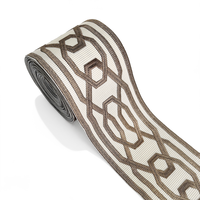 Largeur 9 cm – Produit très vendu : Accessoires en dentelle brodée pour rideaux
