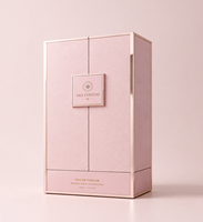 Boîte à parfum de design haut de gamme pour flacon de parfum, emballage cadeau à double porte avec insert en velours