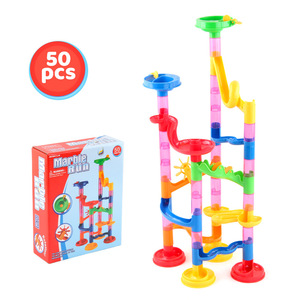 Costruzione DIY in marmo pista da corsa per bambini Maze Ball Roll blocchi educativi giocattoli giochi per bambini - Product Image 1