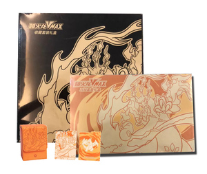 Coffret Cadeau YQ Original Seal Charizard <span class=keywords><strong>VMAX</strong></span> pour Collectionneurs, Cartes de Jeu Pokémon TCG, Édition Spéciale Festival Terastal - Product Image 1